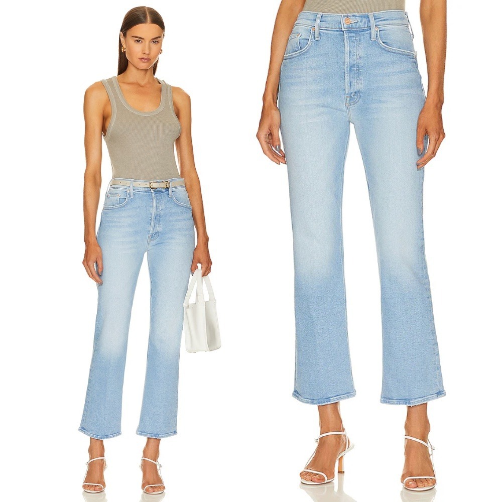 NWT Mother The Tripper Ankle Jeans Cat Daddy 25